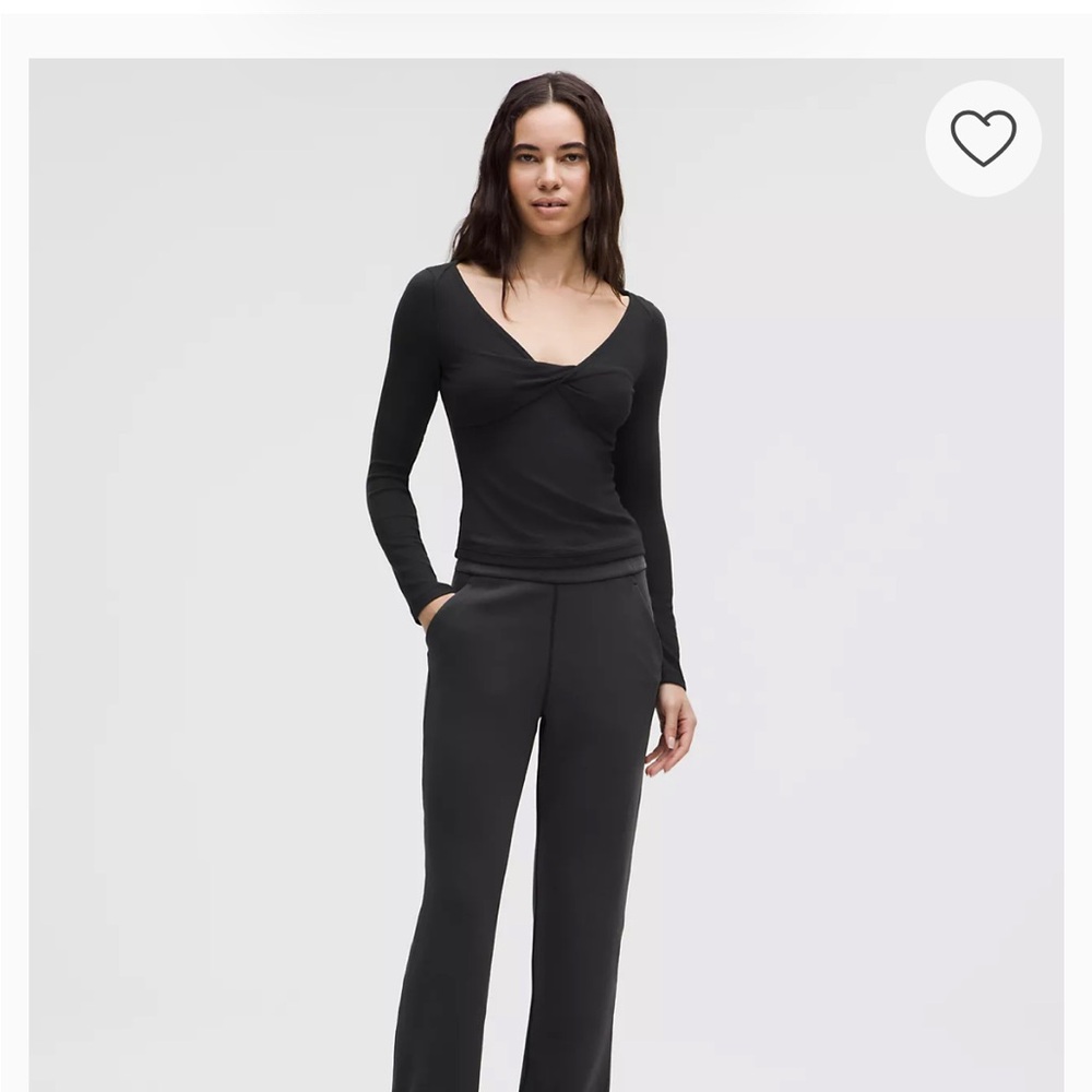 Lululemon Women’s Softstreme High-Rise Straight-Leg Pant in Black